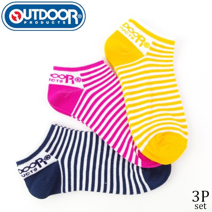 メール便 アウトドア 靴下 レディース 3足セット ソックス くるぶしソックス おしゃれ スニーカーソックス ボーダー 23 25cm Outdoo Pbad4012a343 Zakka Green 通販 Yahoo ショッピング