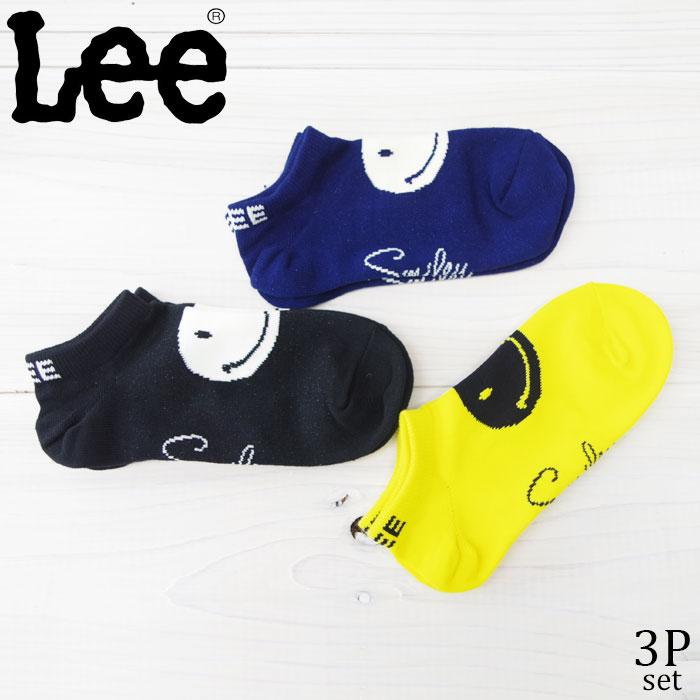 メール便 Lee リー 靴下 レディース 3足セット ソックス くるぶしソックス おしゃれ スニーカーソックス スマイル 23 25cm Ad405 Pbad4052a318 Zakka Green 通販 Yahoo ショッピング