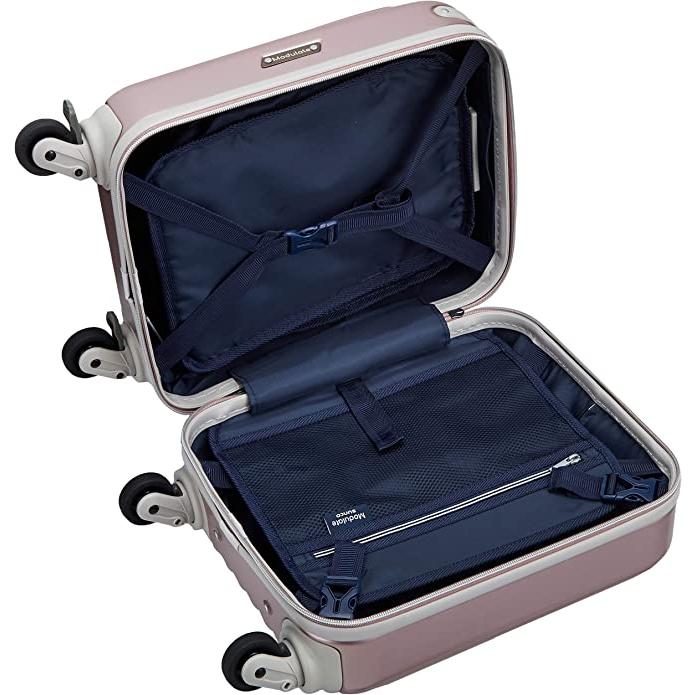 展示品のため処分価格 キャリーケース 機内持ち込み フロントオープン Sサイズ 軽量 スーツケース Modulate ピンク ストッパー機能 23L｜gita｜04