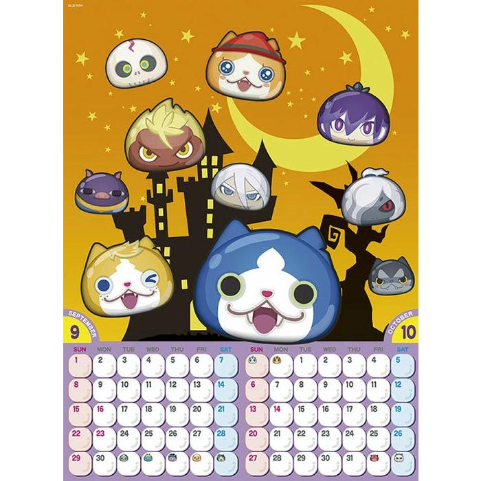 19 カレンダー 壁掛け アニメカレンダー アニメ 妖怪ウォッチぷにぷに マンガ Tcl Zakka Green 通販 Yahoo ショッピング
