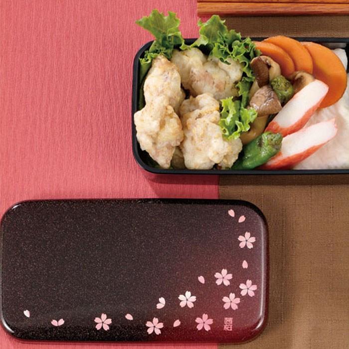 弁当箱 2段 500ml 女子 レディース ランチボックス おしゃれ たつみや Hakoya 長角二段弁当 茜桜 かわいい 和柄 遠足 運動会 桜柄 Th19 Zakka Green 通販 Yahoo ショッピング