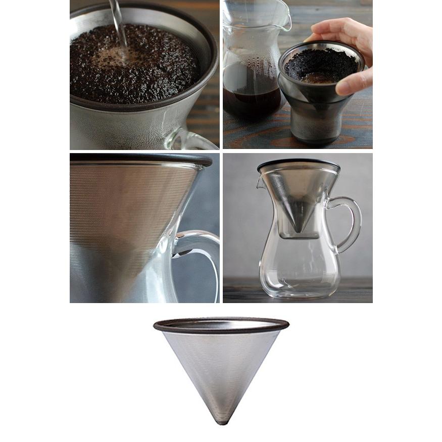 KINTO ステンレスフィルター ２cups SLOW COFFEE STYLE コーヒーフィルター 2カップ用 食洗機対応 ステンレス製 カフェ コーヒーグッズ｜gita｜02