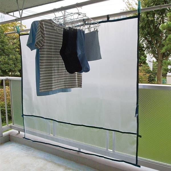 レック ベランダ便利シート Lサイズ W 481 ベランダカーテン 雨よけ 目隠しシート 洗濯物カバー 雨よけシート 陰干し 日よけ 花粉 黄砂 Th Zakka Green 通販 Yahoo ショッピング