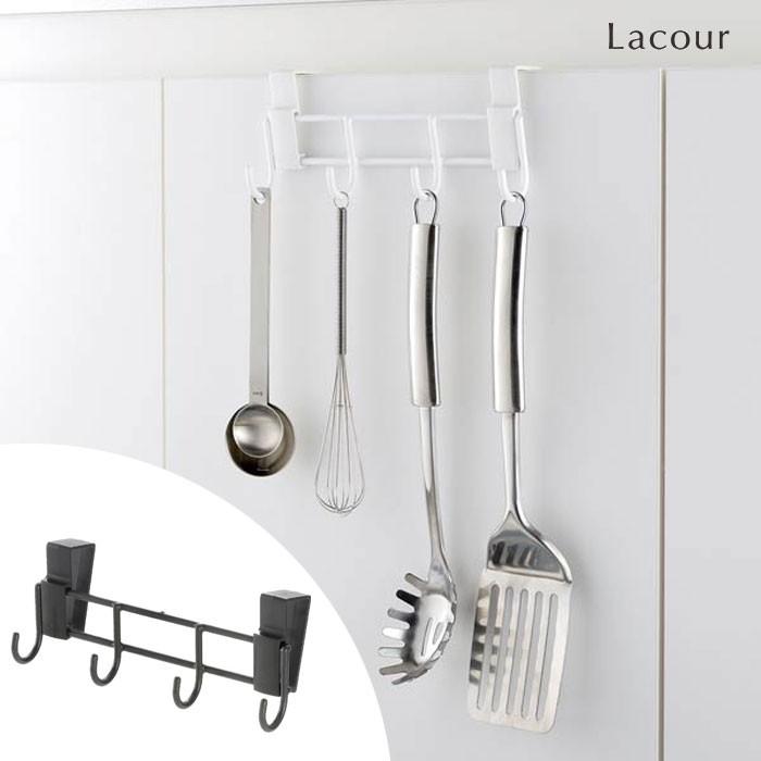 キッチンツールフック キッチン扉用 4連 リッチェル ラクール フック 扉用フック ツールフック 吊り下げ 収納 調理器具 小物収納 Th Zakka Green 通販 Yahoo ショッピング