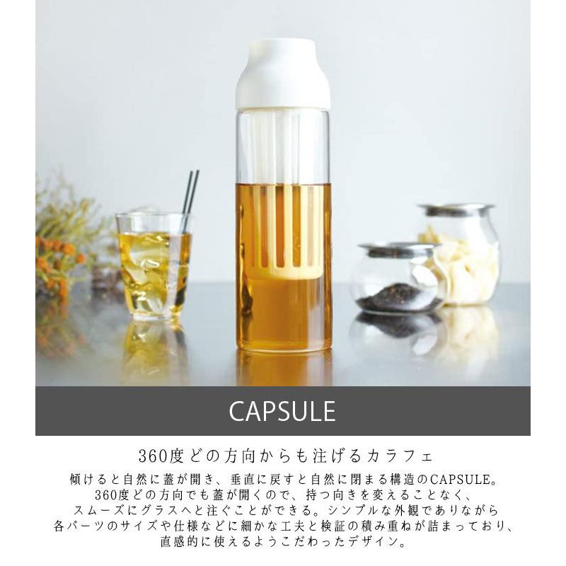 カラフェ Kinto キントー 水差し ピッチャー ポット 耐熱 ガラス 1l Capsule コールドブリューカラフェ 冷水筒 麦茶ポット フィル Th Zakka Green 通販 Yahoo ショッピング
