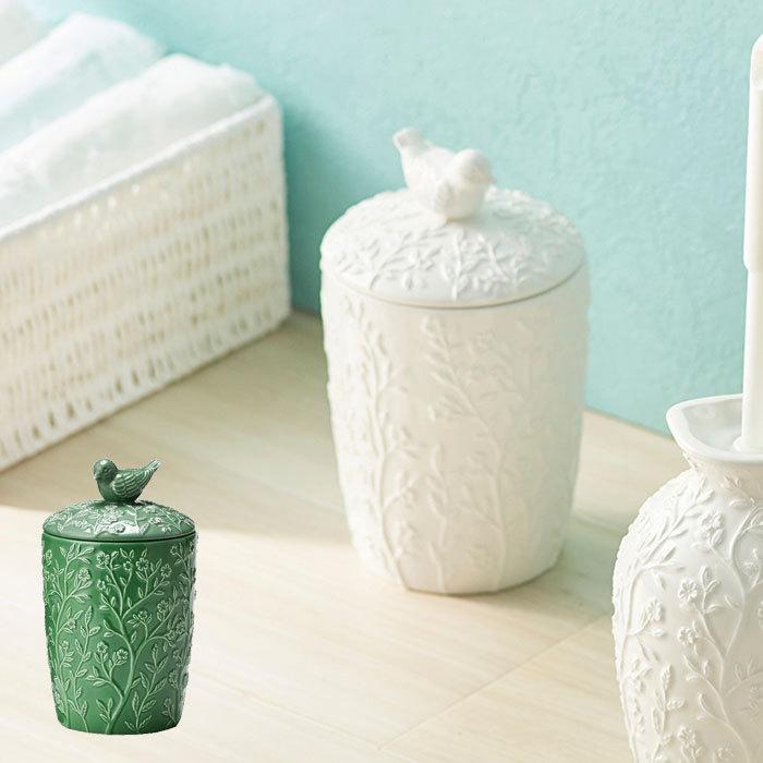 トイレポット おしゃれ サニタリーボックス 陶器 Perfume セトクラフト Sp 1922 サニタリーポット 小物入れ トイレ用品 ダストボック Th Zakka Green 通販 Yahoo ショッピング