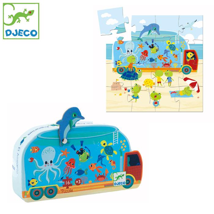 ジグソーパズル 子供 幼児 魚 知育玩具 Djeco ジェコ アクアリウム 16ピース キッズ パズル Dj 水族館 おもちゃ 3歳 組み Thmo Zakka Green 通販 Yahoo ショッピング