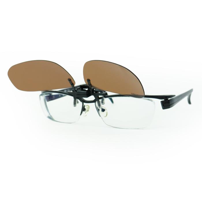 クリップアップ サングラス メガネの上から 偏光レンズ 偏光グラス ハネ上げ式 Messe クリップオン メガネ 眼鏡 UVカット 釣り