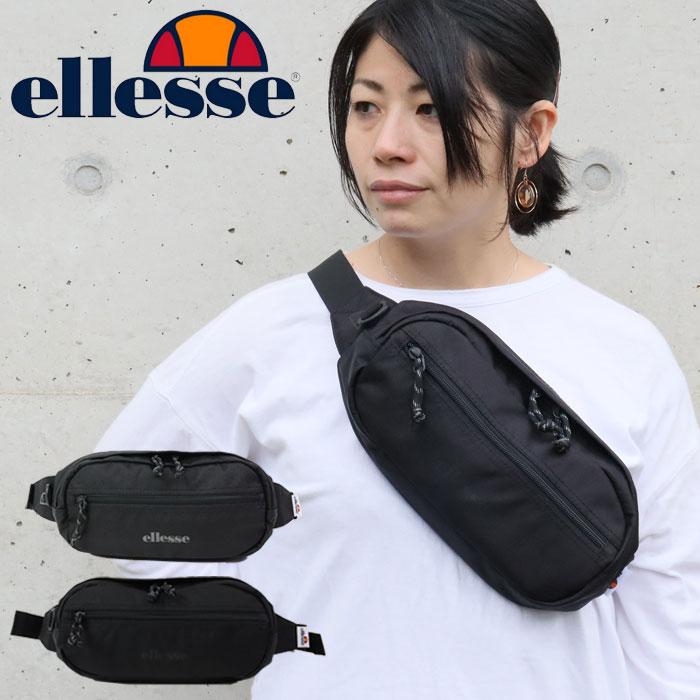 ellesse エレッセ バッグ ウエストポーチ メンズ レディース ボディバッグ 斜め掛けバッグ 丸型 2L EL3301 ウエストバッグ