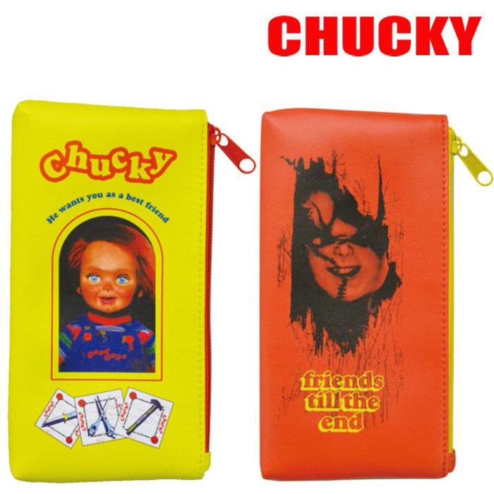 メール便 ポーチ 小物入れ かわいい Chucky チャッキー ペンケース フラットポーチ メンズ レディース キッズ ブラック イエロー 1068 Yni Zakka Green 通販 Yahoo ショッピング