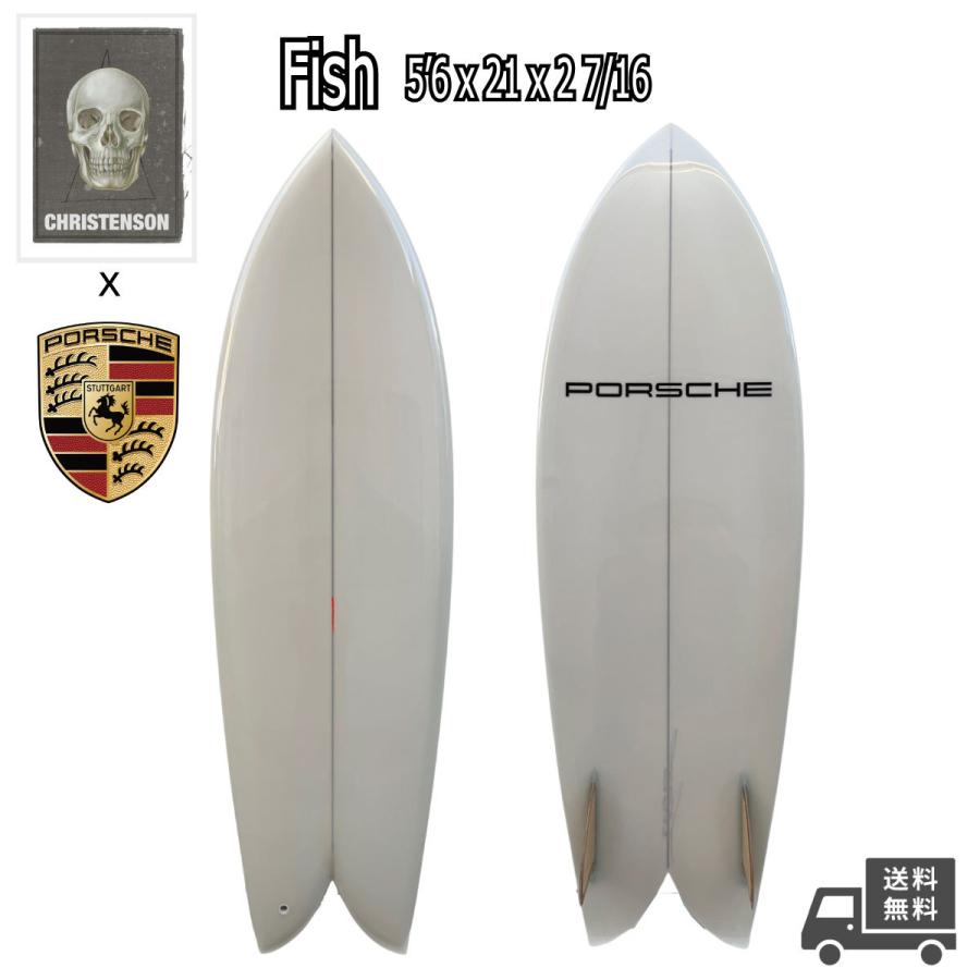 Christenson Surfboards x PORSCHE FISH 5'6 / クリステンソン 