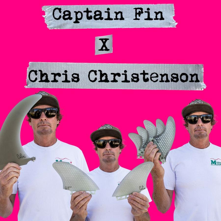 新品未使用 CAPTAIN FIN CHRISTENSON 8.0 SMOKE Surf - Captain Fin co. Twins Single Tab - Chris Christenson