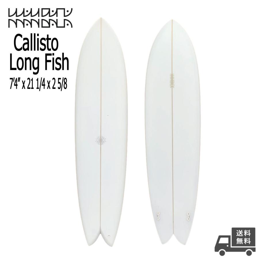 Mandala Custom Shapes Callisto Long Fish 7'4 Twin Fin / マンダラ カリスト ロングフィッシュ  ツインフィン マニエルカロ : mdclf74 : giusto-store - 通販 - Yahoo!ショッピング