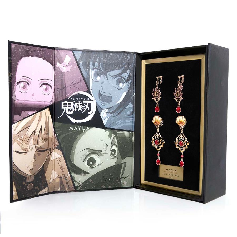鬼滅の刃 煉獄杏寿郎 ピアス コンプリートセット マイラ　MAYLA MAYLA マイラ 鬼滅の刃 グッズ ピアス イヤリング アイコニック