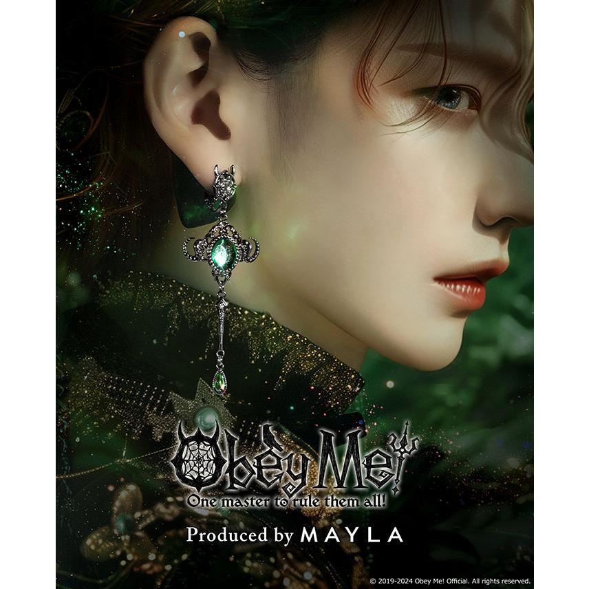 おべいみー サタン ピアス MAYLA（マイラ） Obey Me! おべいみー！ グッズ ピアス イヤリング