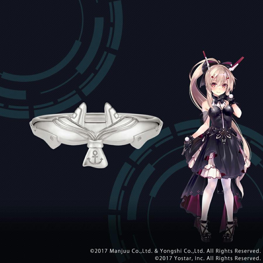アズールレーン 綾波 プラチナリング アクリルスタンド アズールレーン モチーフリング（綾波） 指輪 シルバー アクセサリー