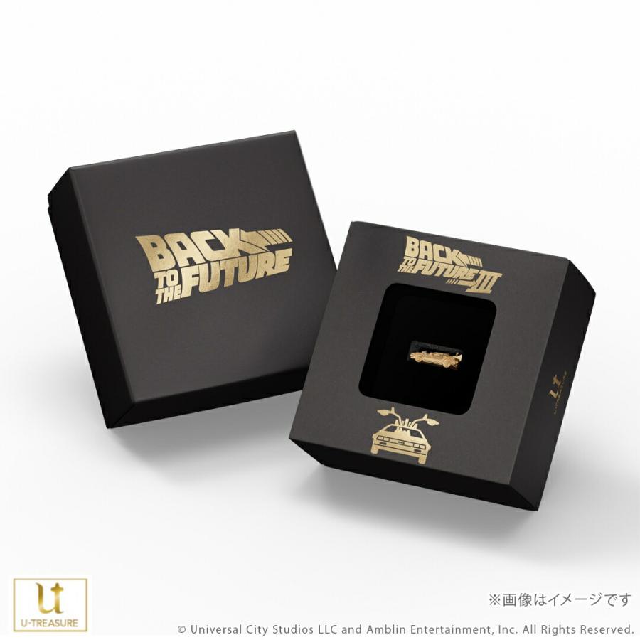バック・トゥ・ザ・フューチャー グッズ フィギュア 【100点限定】 タイムマシン ミニフィギュア（『バック・トゥ・ザ・フューチャー PART3』モデル） K18の画像