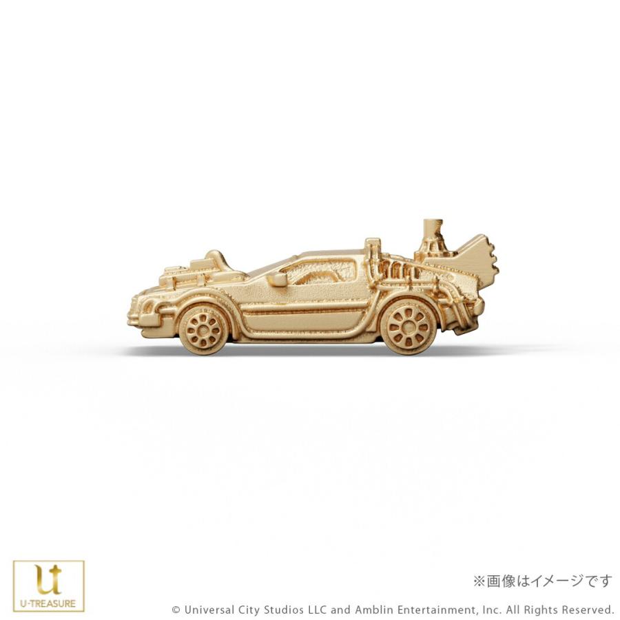 バック・トゥ・ザ・フューチャー グッズ フィギュア 【100点限定】 タイムマシン ミニフィギュア（『バック・トゥ・ザ・フューチャー PART3』モデル） K18の画像