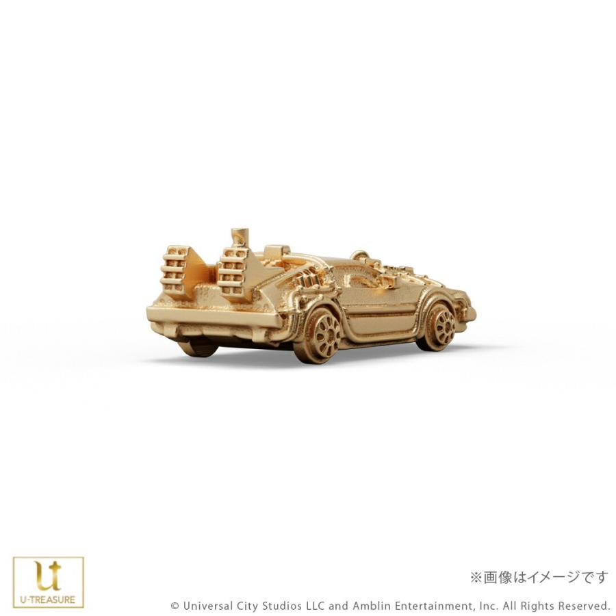 バック・トゥ・ザ・フューチャー グッズ フィギュア 【100点限定】 タイムマシン ミニフィギュア（『バック・トゥ・ザ・フューチャー PART3』モデル） K18の画像