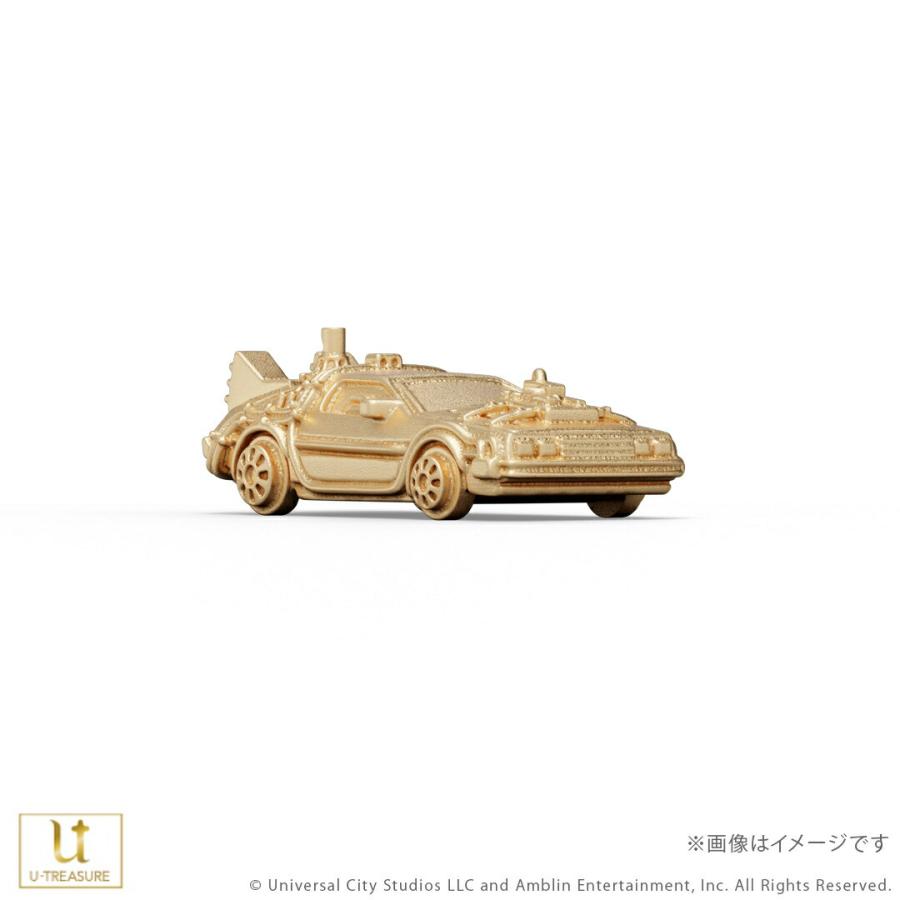 バック・トゥ・ザ・フューチャー グッズ フィギュア 【100点限定】 タイムマシン ミニフィギュア（『バック・トゥ・ザ・フューチャー PART3』モデル） K18の画像