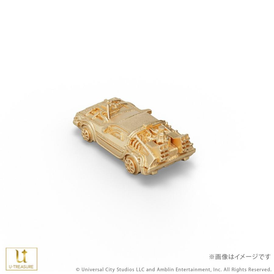 バック・トゥ・ザ・フューチャー グッズ フィギュア 【100点限定】 タイムマシン ミニフィギュア（『バック・トゥ・ザ・フューチャー PART3』モデル） K18の画像