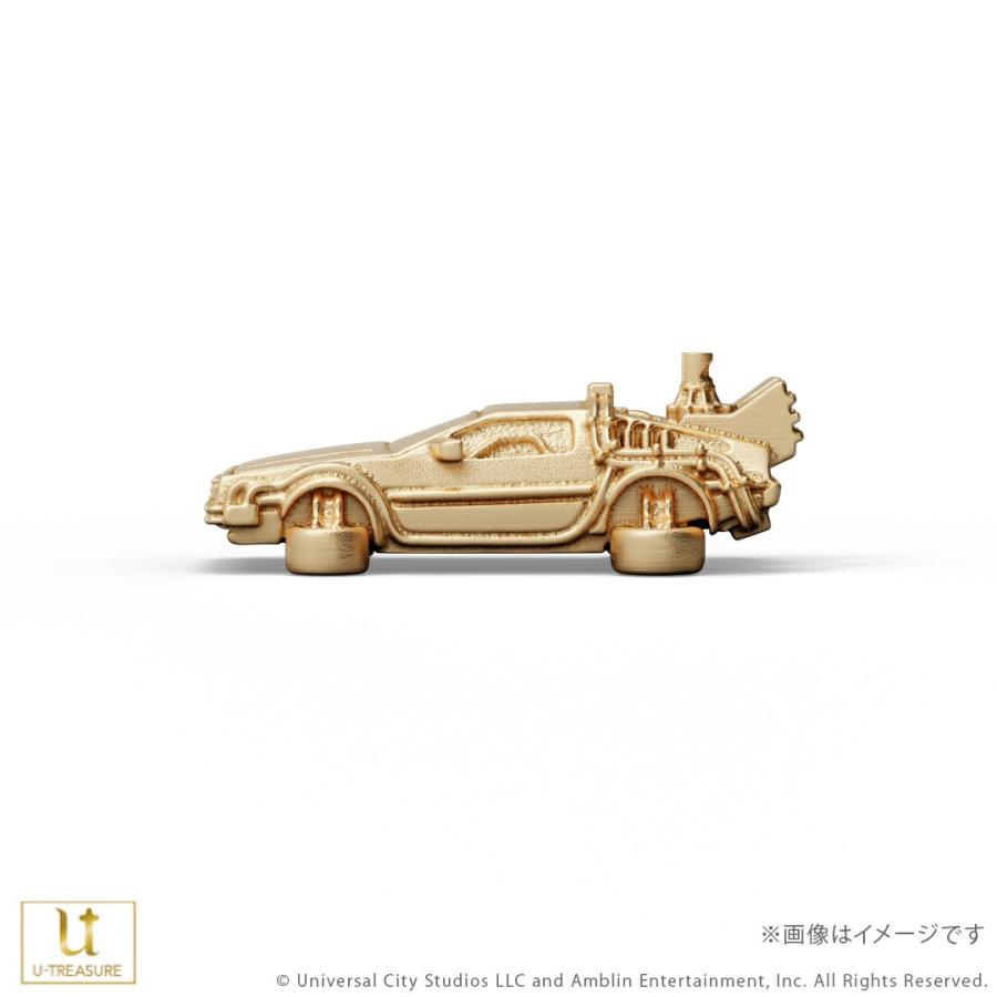 バック・トゥ・ザ・フューチャー グッズ フィギュア 【100点限定】 タイムマシン ミニフィギュア（『バック・トゥ・ザ・フューチャー PART2』モデル） K18の画像