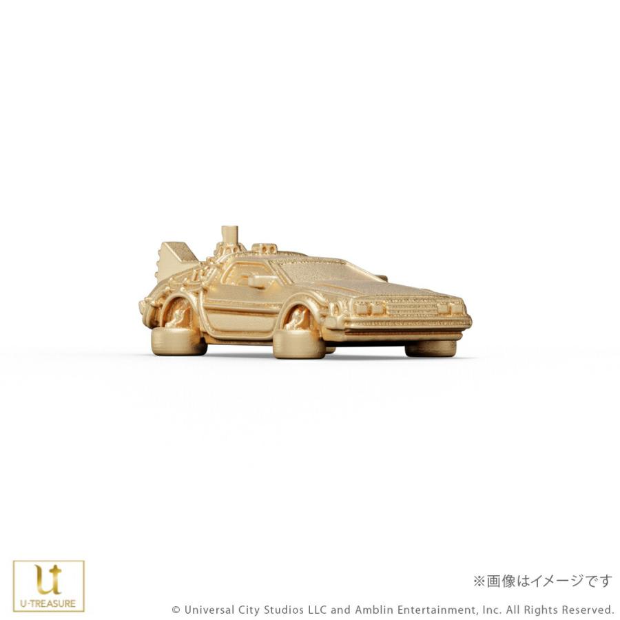 バック・トゥ・ザ・フューチャー グッズ フィギュア 【100点限定】 タイムマシン ミニフィギュア（『バック・トゥ・ザ・フューチャー PART2』モデル） K18の画像