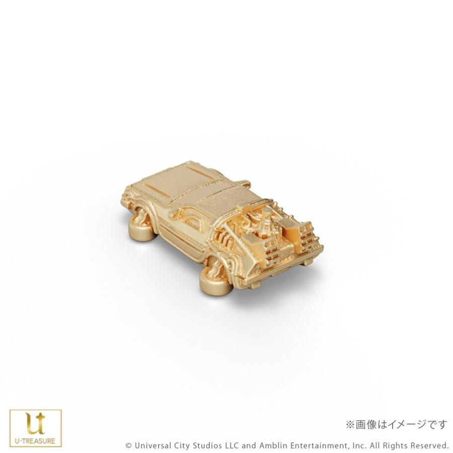 バック・トゥ・ザ・フューチャー グッズ フィギュア 【100点限定】 タイムマシン ミニフィギュア（『バック・トゥ・ザ・フューチャー PART2』モデル） K18の画像