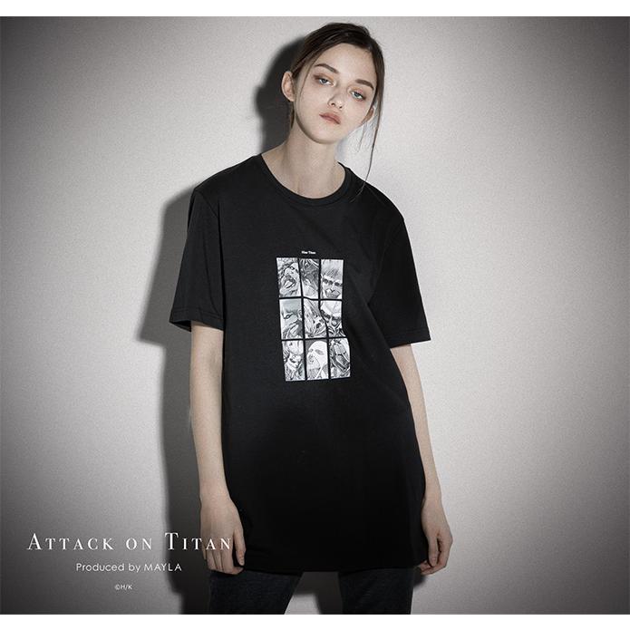 雪妃真矢　アニバーサリーT−シャツ　XL MAYLA マイラ 進撃の巨人 服 Tシャツ 半袖 大人 追憶の黒いT