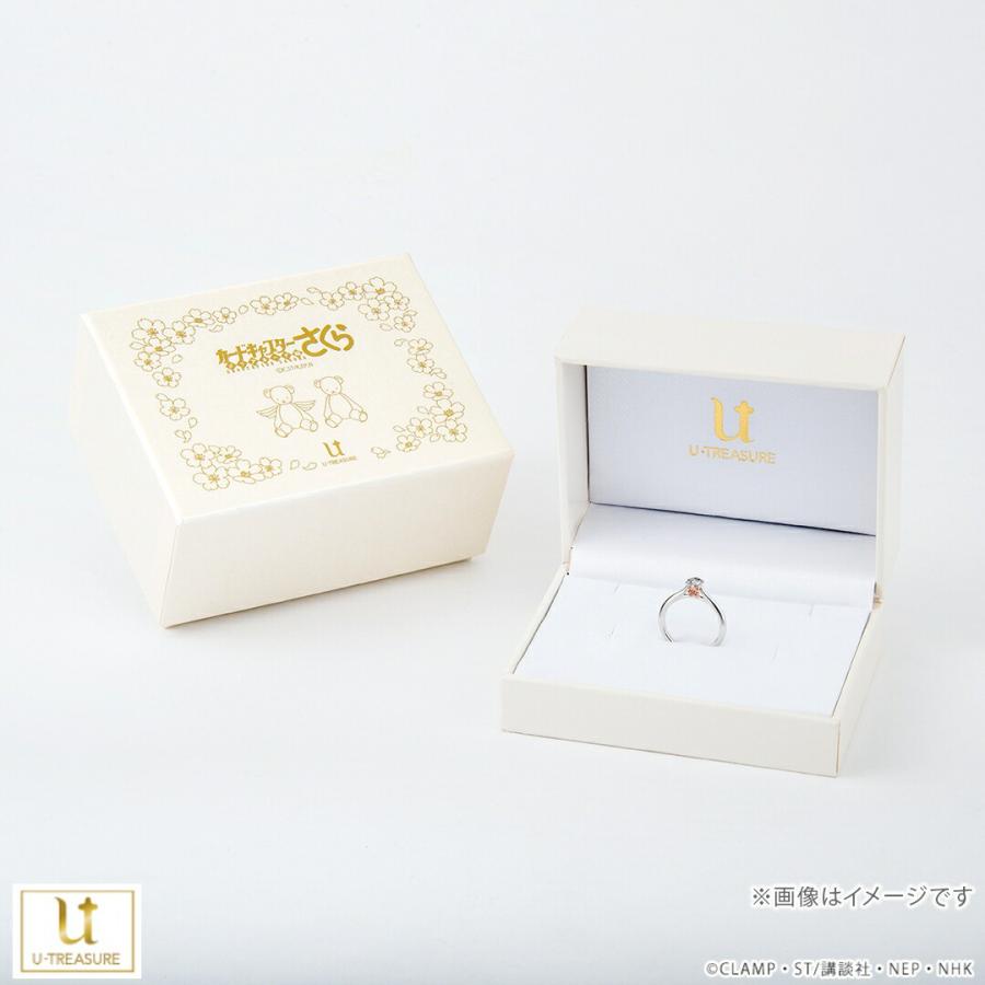 カードキャプターさくら リング 指輪 桜 / ペアリング プラチナ×K18ピンクゴールド レディース 女性 結婚指輪 マリッジリング ユートレジャー U-TREASUREの画像