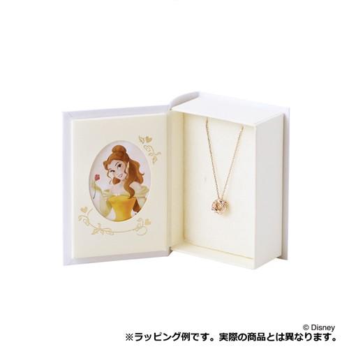 THE KISS ディズニー 美女と野獣 ネックレス アクセサリー ベル 薔薇