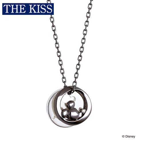 ディズニー ミッキー ネックレス メンズ 単品 ミッキーマウス アクセサリー THE KISS ザキス ザキッス カップル プレゼント 男性 誕生日 記念日｜giv-store