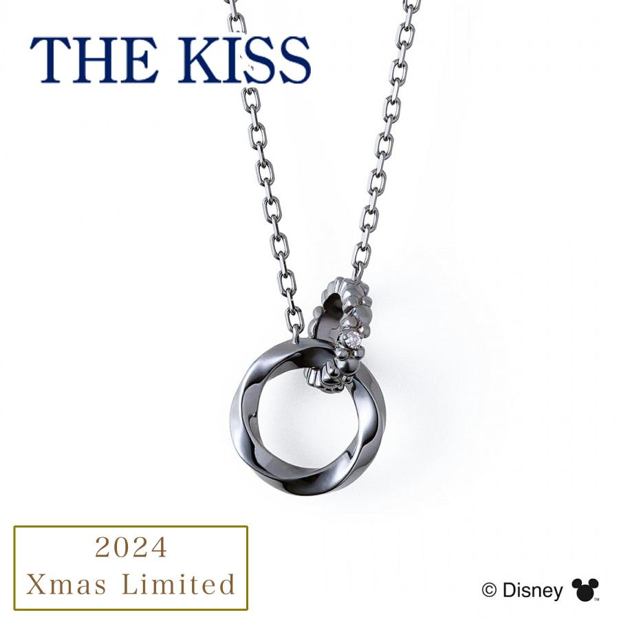 THE KISS ディズニー ミッキー & ミニー シルバー ネックレス 2024年