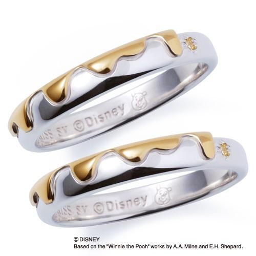 THE KISS プーさん ペアリング 指輪 ディズニー くまのプーさん グッズ