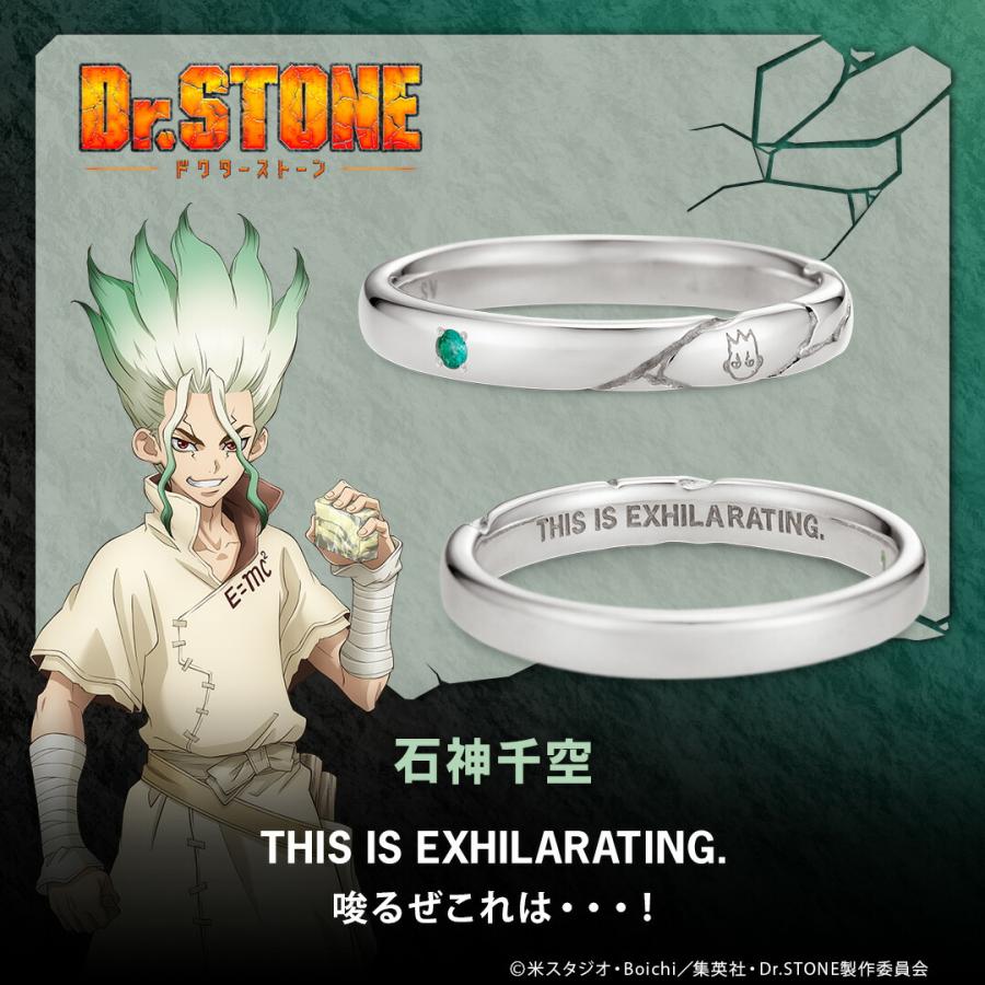 TVアニメ「Dr.STONE」 グッズ リング 指輪 メッセージリング 石神千空
