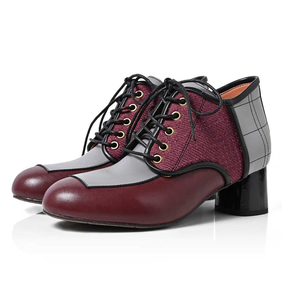 文豪ストレイドッグス シューズ ブーティ 中原中也 靴 マイラ MAYLA 文豪ストレイドッグス アイコニック シューズ オブジェ ブーティ- MAYLA