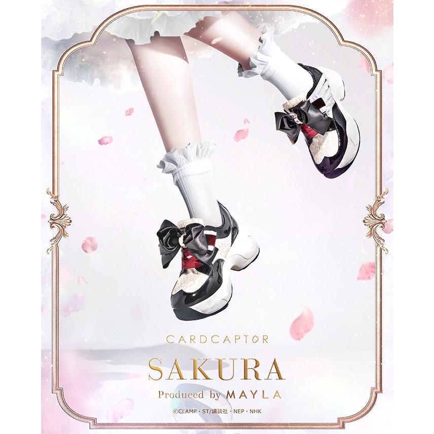 MAYLA マイラ カードキャプターさくら グッズ 靴 スニーカー アイコニック シューズオブジェ ドレス スニーカー アカデミック・ノクターン レディース | MAYLA