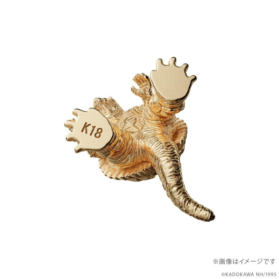 ガメラ グッズ フィギュア 100体限定 「ガメラ」（1995）ミニフィギュア ゴールドモデル K18イエローゴールド 世界限定商品 数量限定 公式の画像