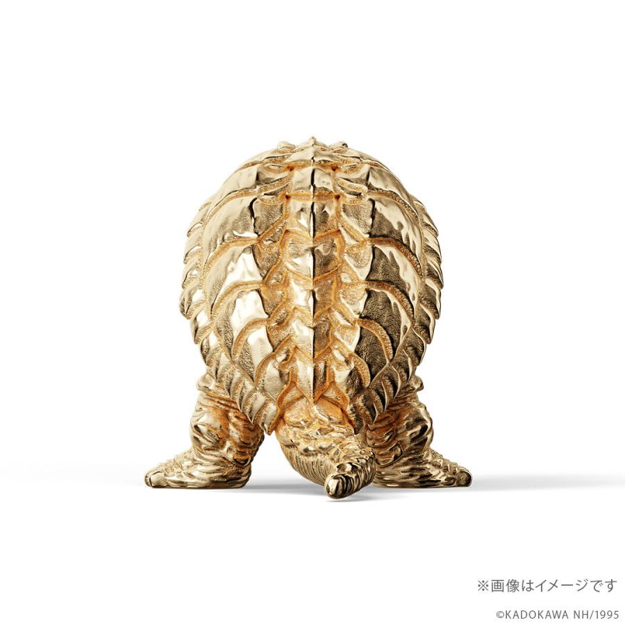 ガメラ グッズ フィギュア 100体限定 「ガメラ」（1995）ミニフィギュア ゴールドモデル K18イエローゴールド 世界限定商品 数量限定 公式の画像