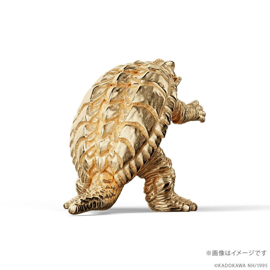 ガメラ グッズ フィギュア 100体限定 「ガメラ」（1995）ミニフィギュア ゴールドモデル K18イエローゴールド 世界限定商品 数量限定 公式の画像