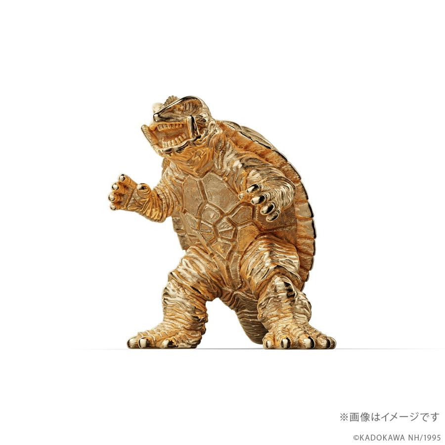 ガメラ グッズ フィギュア 100体限定 「ガメラ」（1995）ミニフィギュア ゴールドモデル K18イエローゴールド 世界限定商品 数量限定 公式の画像