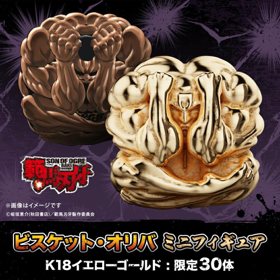 【激レア】範馬刃牙×草加健康センタービスケットオリバハット、シール、バッジセット 刃牙博ッッ！範馬勇次郎 ビスケットオリバ缶バッジセット - メルカリ