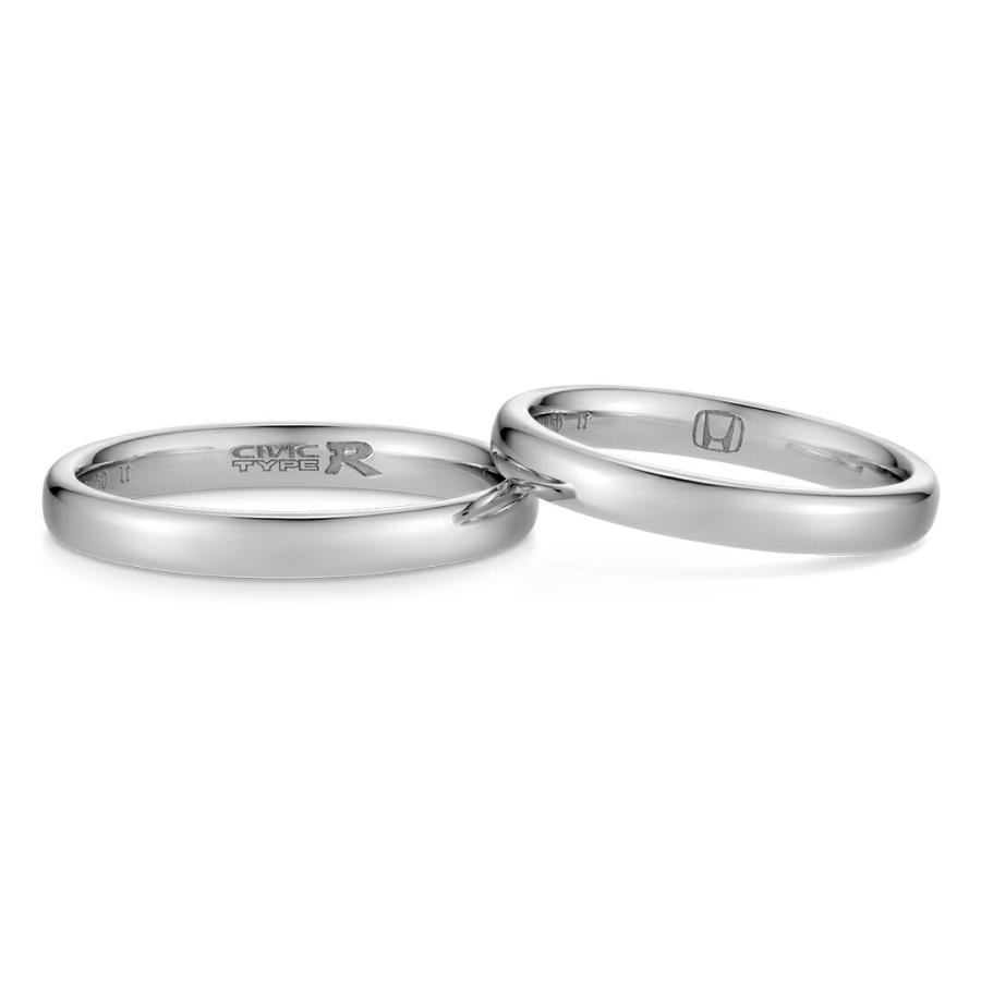 Honda ホンダ 指輪 結婚指輪 マリッジリング ブライダルリング 単品 本田技研工業株式会社公認 ユニセックス 男女兼用 メンズ レディース 選べるマークの画像