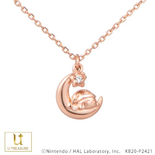 星のカービィ スリープカービィ ネックレス シルバー（ピンクゴールド