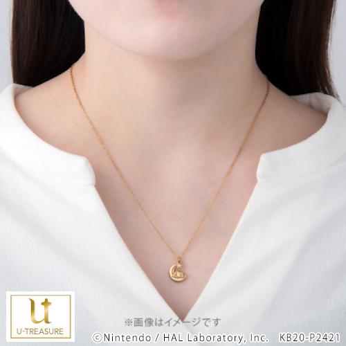 星のカービィ スリープカービィ ネックレス シルバー（ピンクゴールド 
