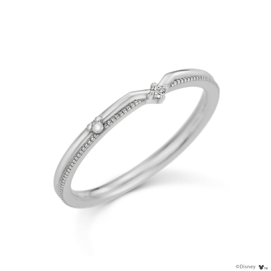 「キングダム ハーツ」 リング 指輪 / 幸運のマーク / リング with diamond プラチナ950 ユニセックス 男女兼用 メンズ 結婚指輪 マリッジリングの画像
