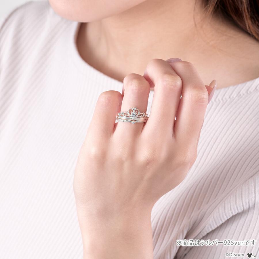 「キングダム ハーツ」 リング 指輪 / 幸運のマーク / リング with diamond プラチナ950 ユニセックス 男女兼用 メンズ 結婚指輪 マリッジリングの画像
