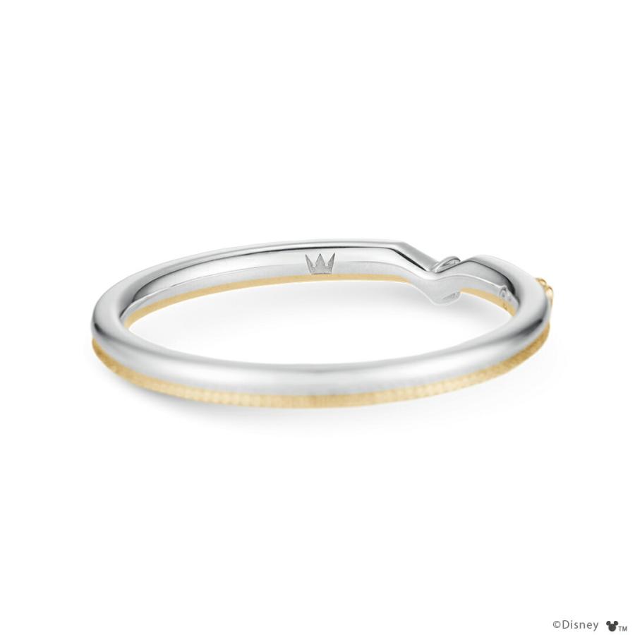 「キングダム ハーツ」 リング 指輪 / 幸運のマーク / リング with diamond プラチナ950×K18イエローゴールド ユニセックス 結婚指輪 マリッジリングの画像