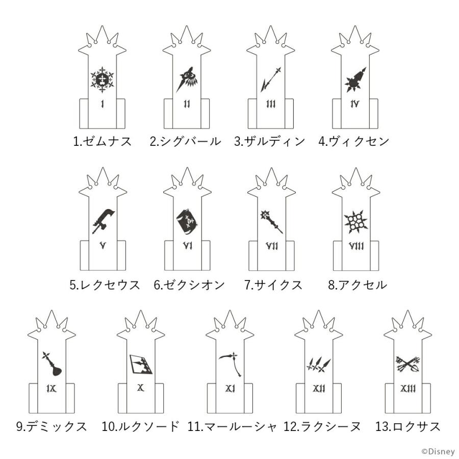 「キングダム ハーツ」 グッズ ネックレス アクセサリー / X III機関 / ネックレス プラチナ 男女兼用 ユニセックス メンズ レディース プレゼントの画像