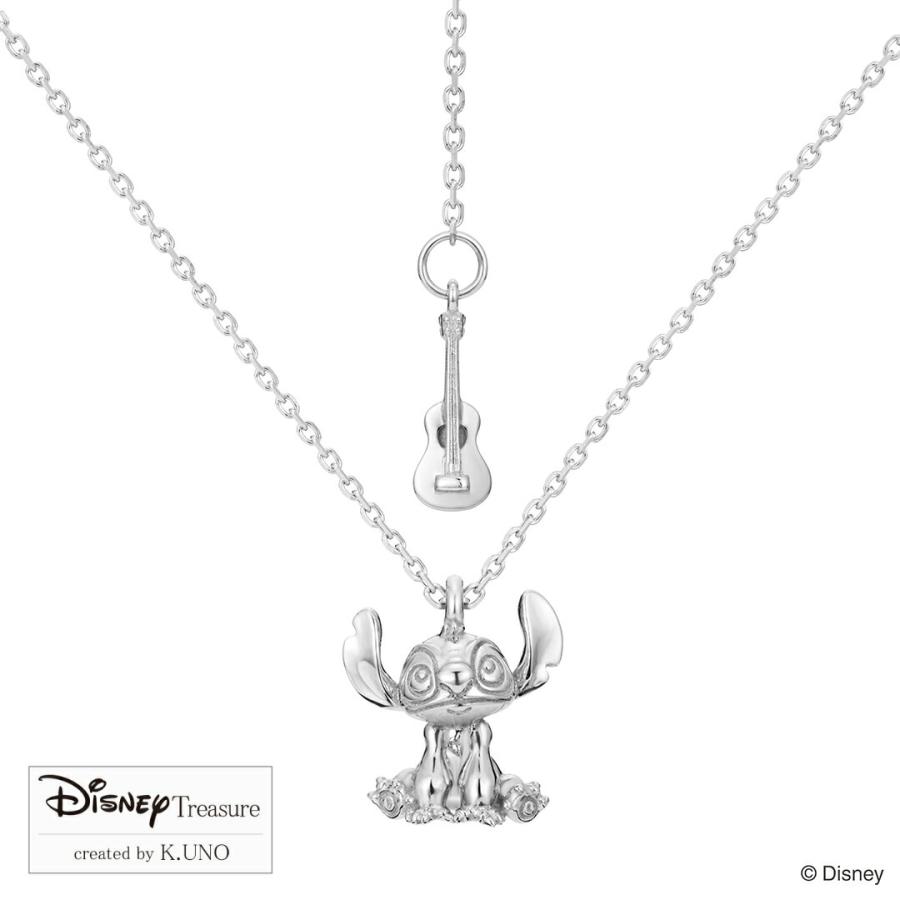 ケイウノ　ブラッキー　シルバー　ネックレス K.uno ディズニー スティッチ / ネックレス シルバー レディース